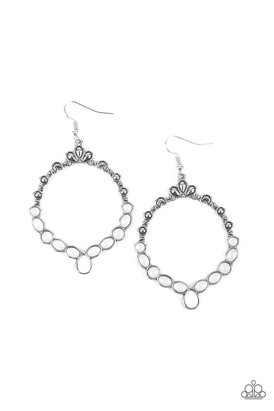 Thai Treasures - White - Paparazzi Earring Image