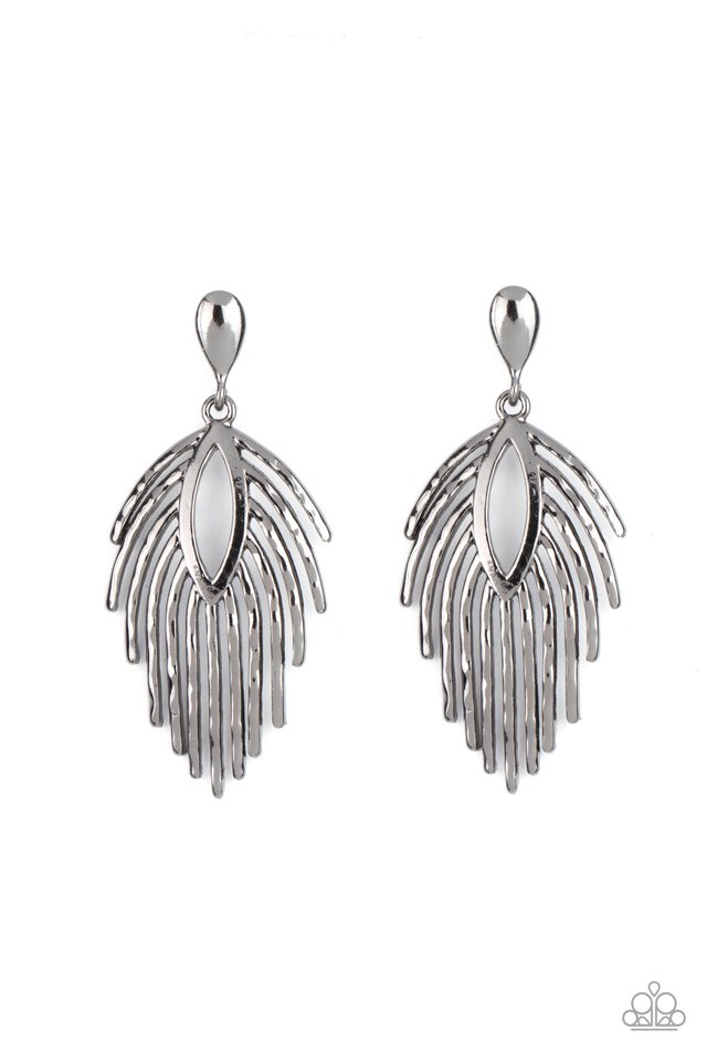 Metro Safari - Black - Paparazzi Earring Image