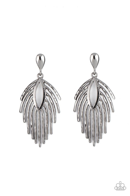 Metro Safari - Black - Paparazzi Earring Image