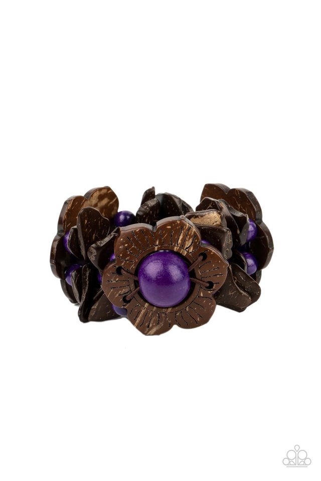 Mediterranean Mangrove - Purple - Paparazzi Bracelet Image
