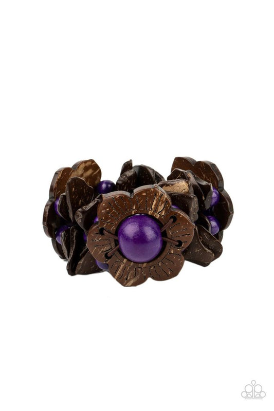 Mediterranean Mangrove - Purple - Paparazzi Bracelet Image