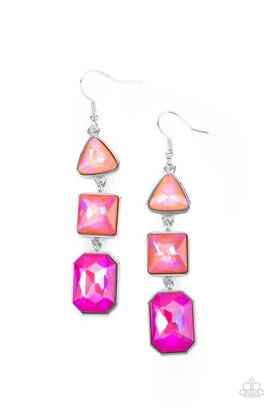 Cosmic Culture - Pink - Paparazzi Earring Image