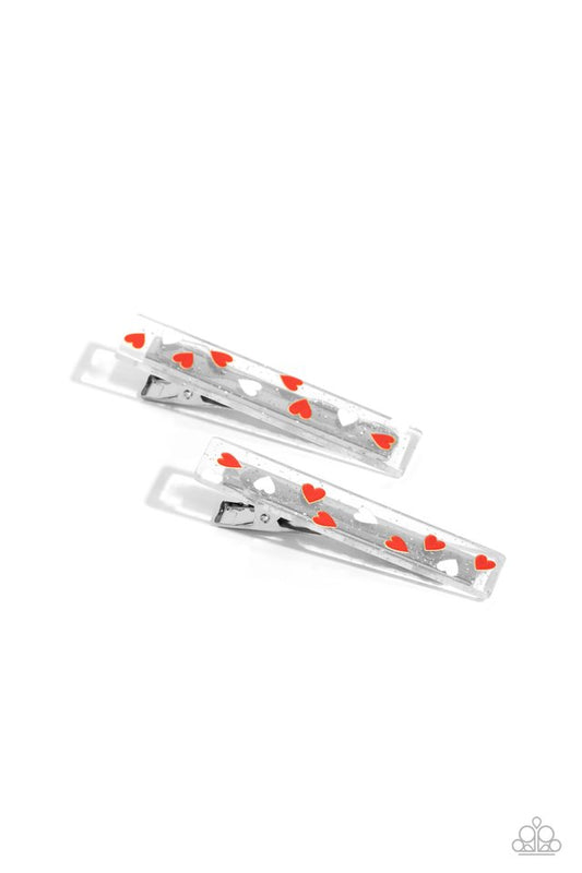 Color Me Cupid - Red - Paparazzi Hair Accessories Image