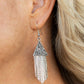 Paparazzi Earring ~ Pyramid SHEEN - Silver