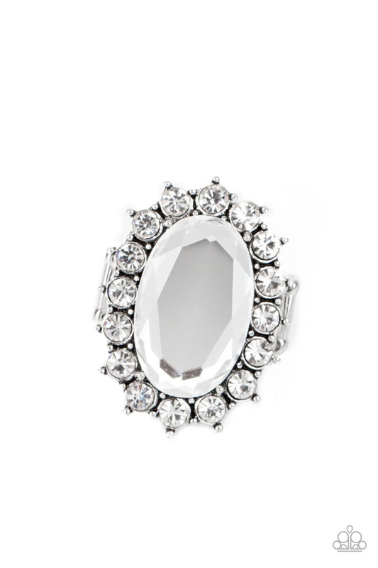 Bling Of All Bling - White - Paparazzi Ring Image