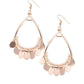 ​Meet Your Music Maker - Rose Gold - Paparazzi Earring Image