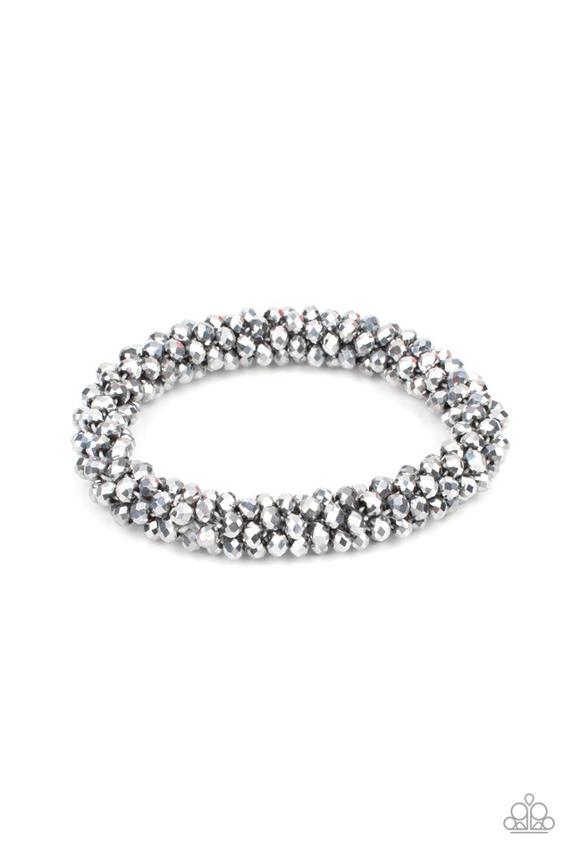 ​Wake Up and Sparkle - Silver - Paparazzi Bracelet Image