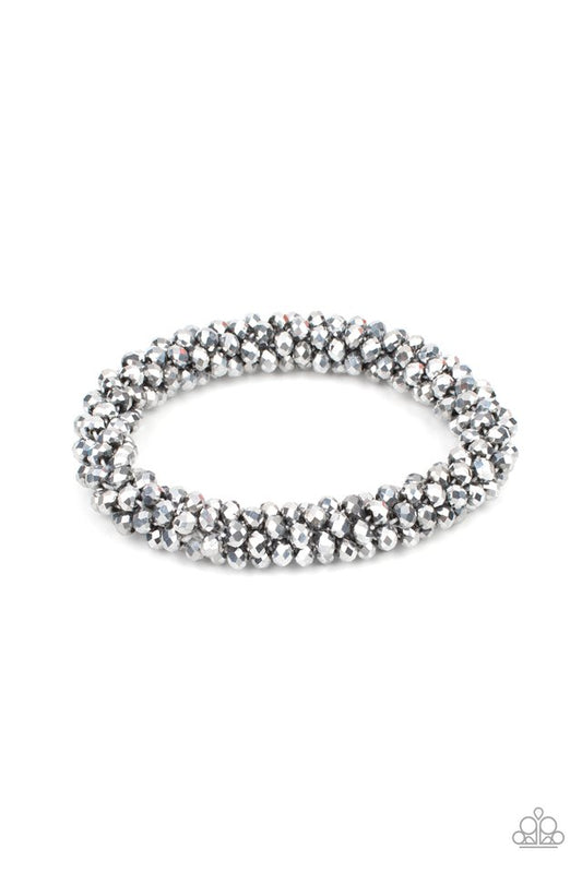 ​Wake Up and Sparkle - Silver - Paparazzi Bracelet Image