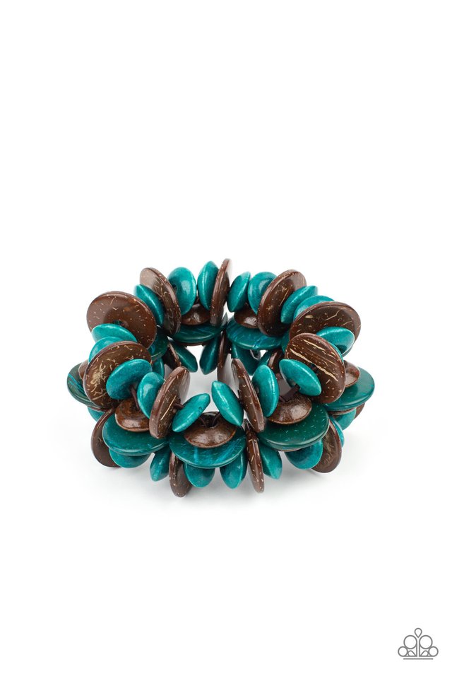 ​Caribbean Canopy - Blue - Paparazzi Bracelet Image