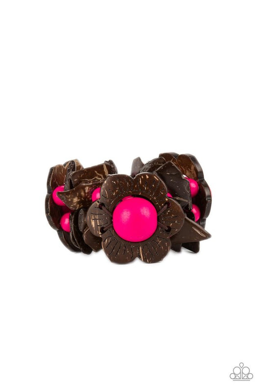 Mediterranean Mangrove - Pink - Paparazzi Bracelet Image