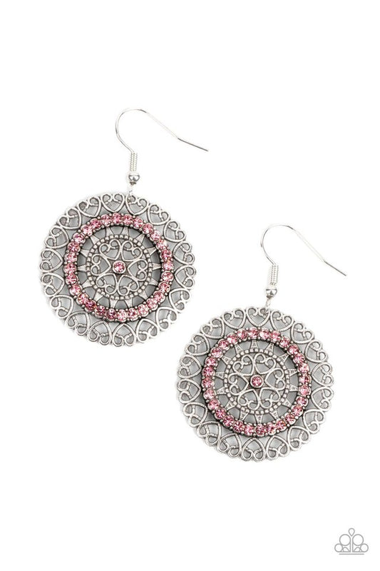 Fairytale Finale - Pink - Paparazzi Earring Image