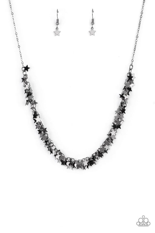 Starry Anthem - Black - Paparazzi Necklace Image