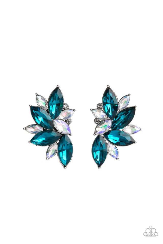 ​Instant Iridescence - Blue - Paparazzi Earring Image