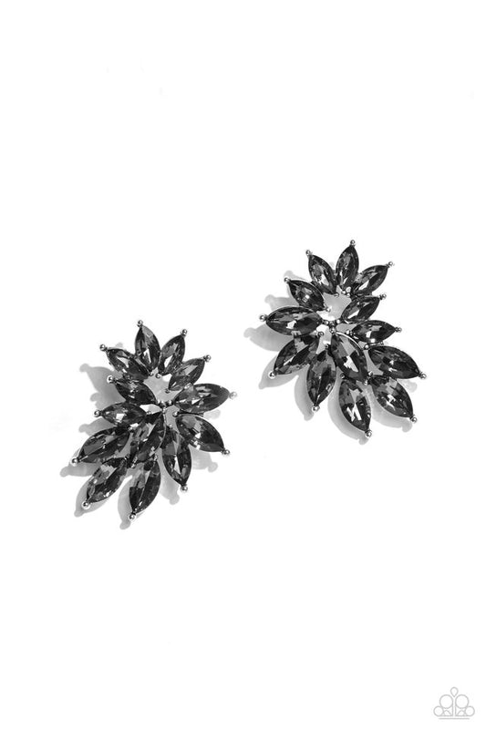 ​Fire Hazard - Silver - Paparazzi Earring Image