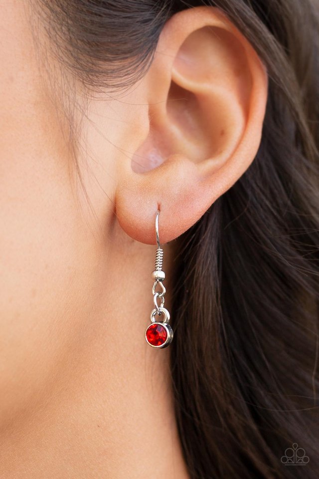 ​Star-Spangled Sass - Red - Paparazzi Necklace Image