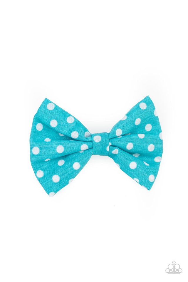 ​Polka Dot Delight - Blue - Paparazzi Hair Accessories Image