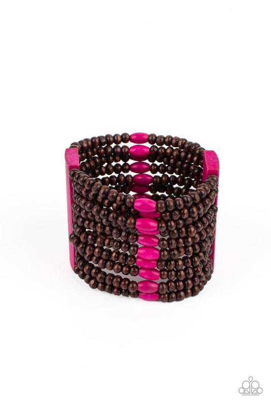 Tropical Trendsetter - Pink - Paparazzi Bracelet Image