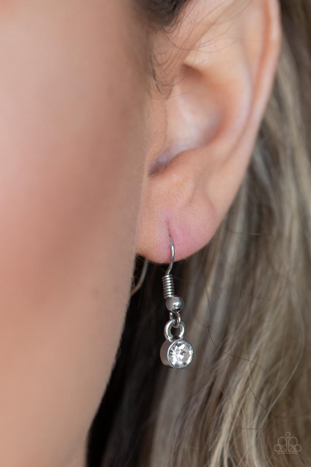 ​Demandingly Diva - White - Paparazzi Necklace Image