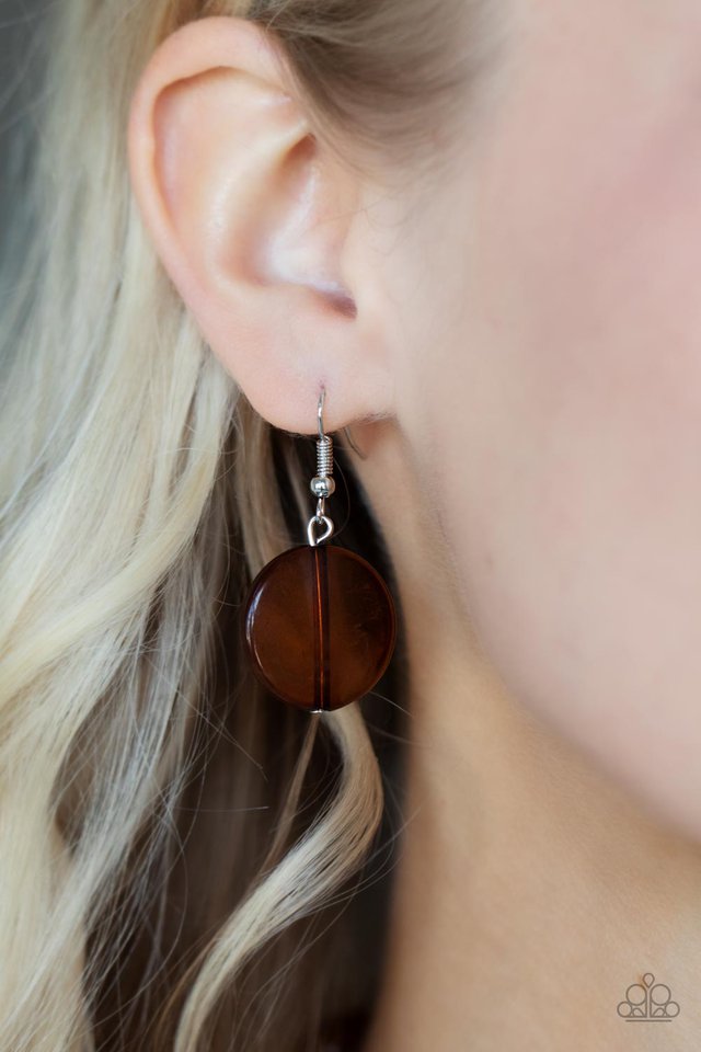 ​Beach Day Demure - Brown - Paparazzi Necklace Image