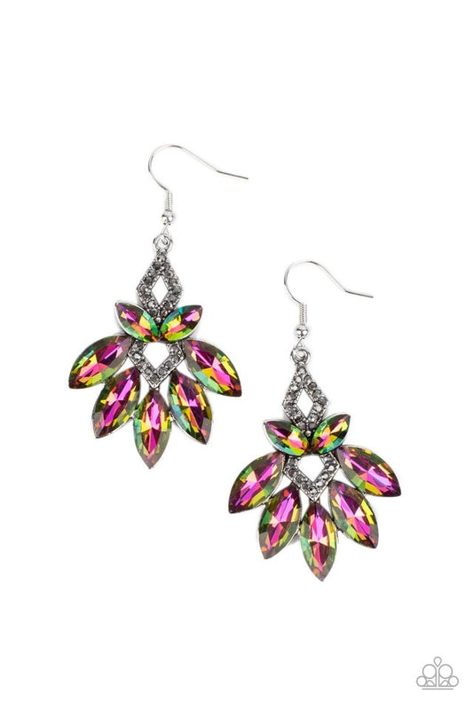 Galaxy Grandeur - Multi - Paparazzi Earring Image