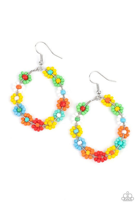 Festively Flower Child - Multi - Paparazzi Earring Image