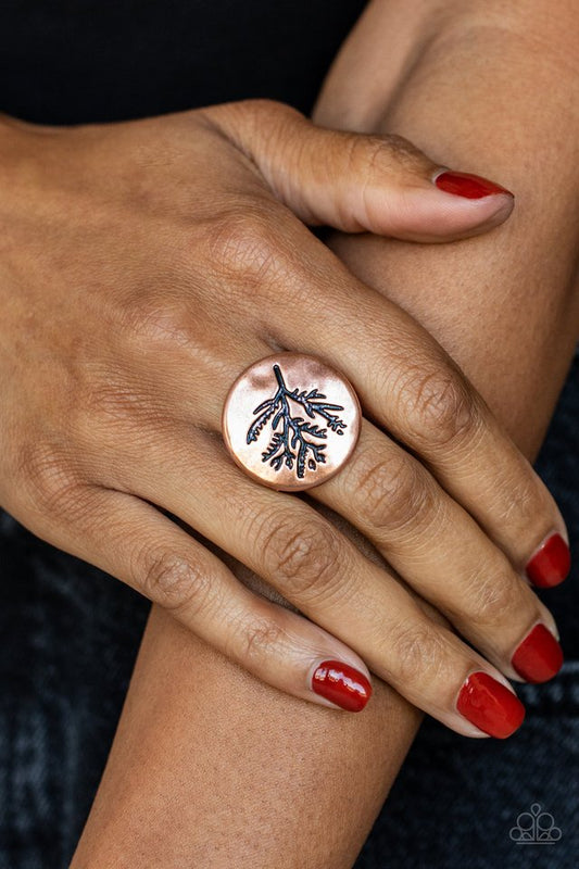 ​Branched Out Beauty - Copper - Paparazzi Ring Image