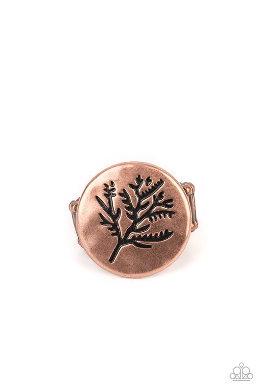 Branched Out Beauty - Copper - Paparazzi Ring Image