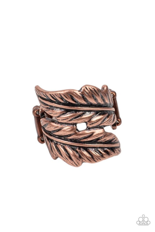 Inner FLIGHT - Copper - Paparazzi Ring Image