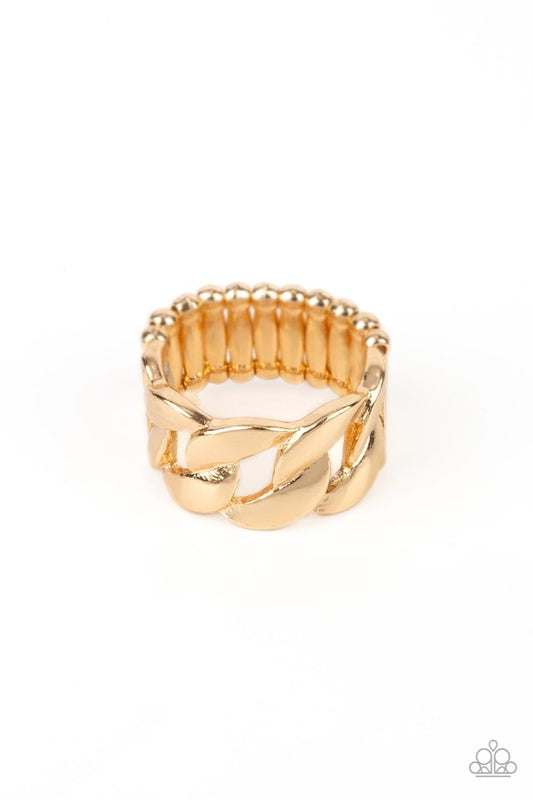 Industrial Insider - Gold - Paparazzi Ring Image