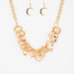 Paparazzi Necklace ~ Ringing In The Bling -Gold