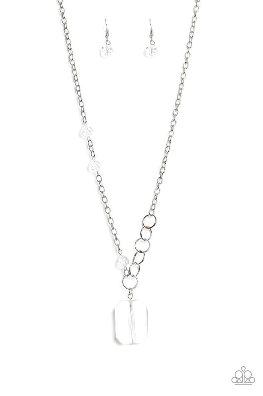 Paparazzi Necklace ~ Never a Dull Moment - White