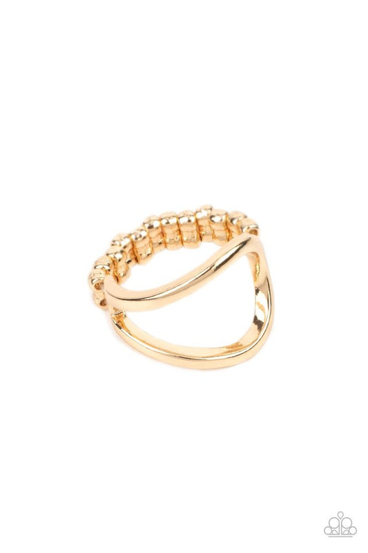 Fill The Gap - Gold - Paparazzi Ring Image