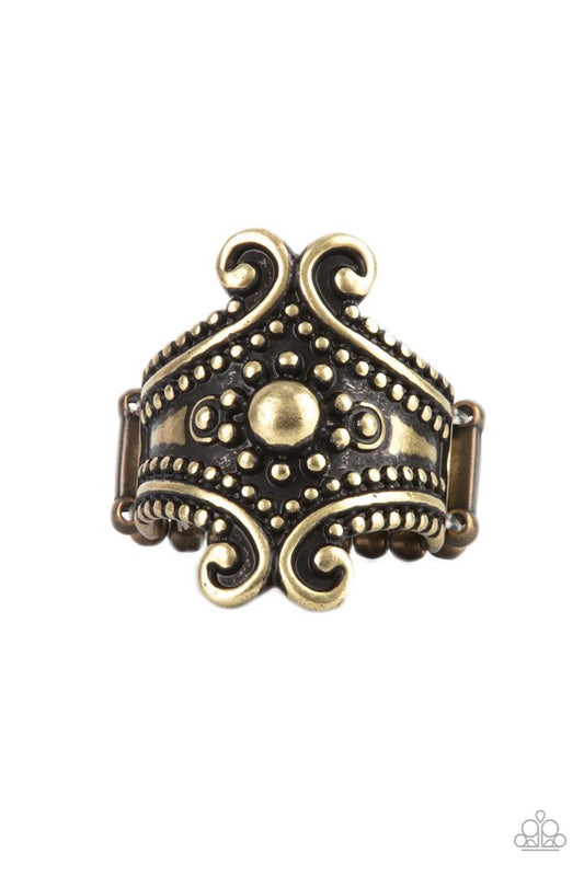 Artisan Artifice - Brass - Paparazzi Ring Image
