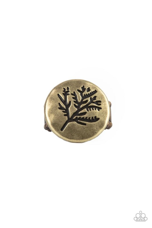 Branched Out Beauty - Brass - Paparazzi Ring Image