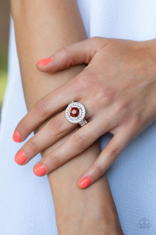 ​Targeted Timelessness - Brown - Paparazzi Ring Image