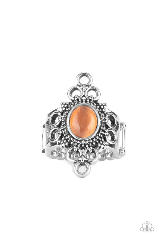 Mystical Mystique - Orange - Paparazzi Ring Image