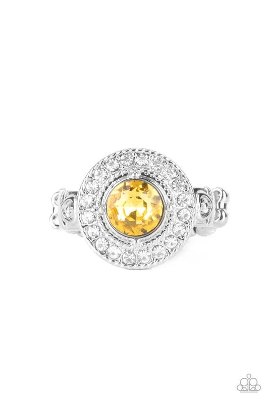 Targeted Timelessness - Yellow - Paparazzi Ring Image