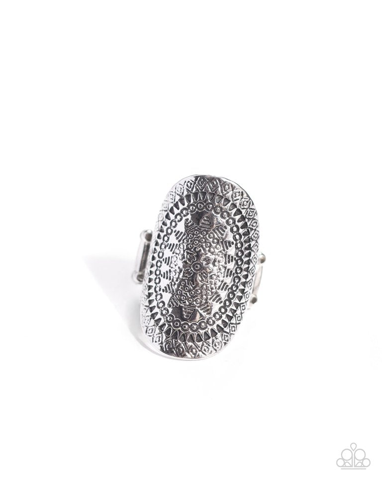 ​Island Influence - Silver - Paparazzi Ring Image