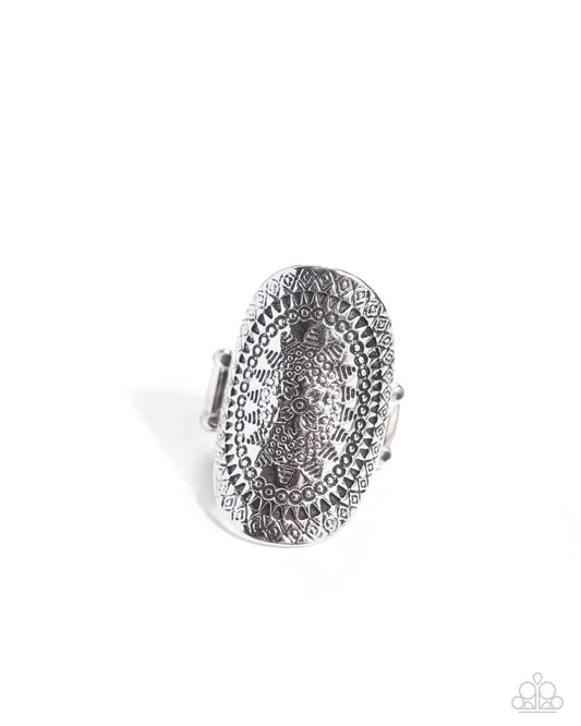 Island Influence - Silver - Paparazzi Ring Image