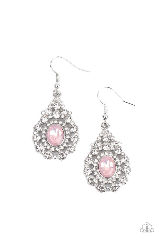 Celestial Charmer - Pink - Paparazzi Earring Image