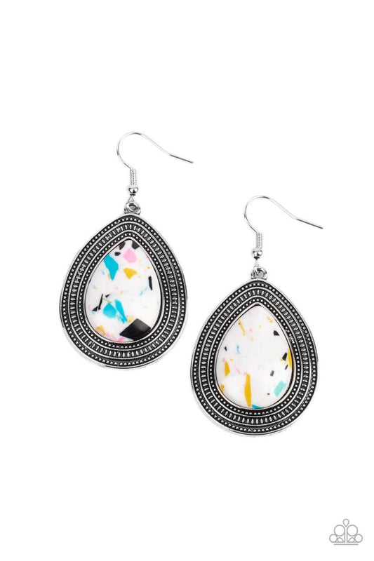 Terrazzo Tundra - Multi - Paparazzi Earring Image