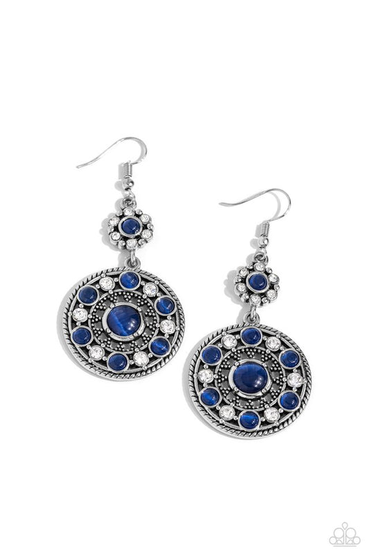 Party at My PALACE - Blue - Paparazzi Earring Image