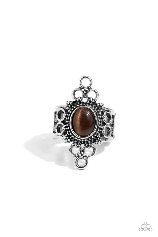 Mystical Mystique - Brown - Paparazzi Ring Image