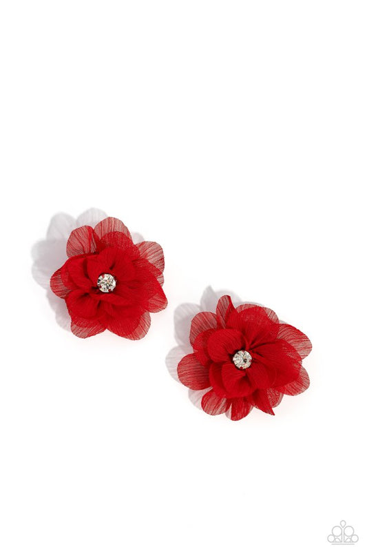 Perennial Palace - Red - Paparazzi Hair Accessories Image