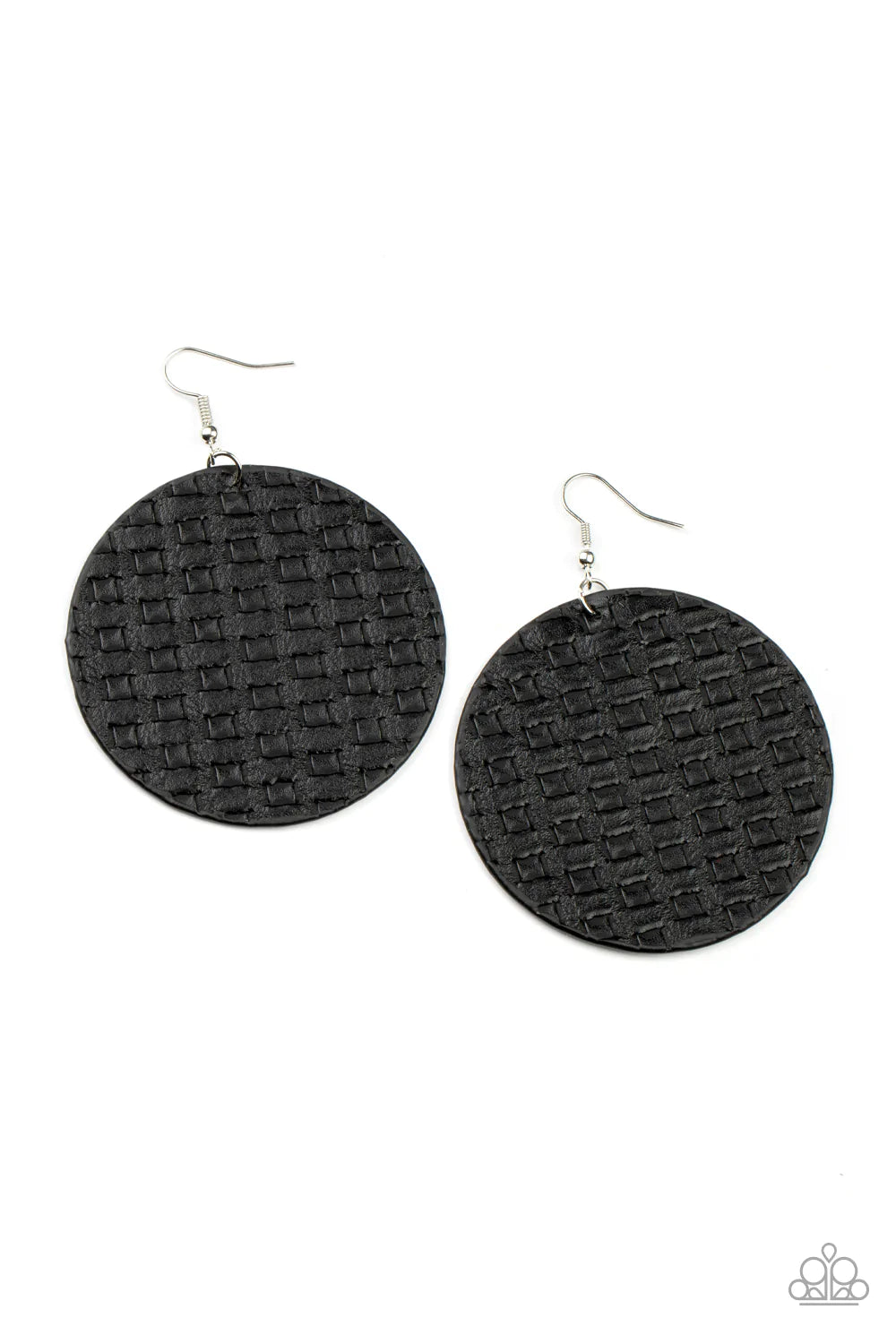 Paparazzi Earring ~ WEAVE Me Out Of It - Black
