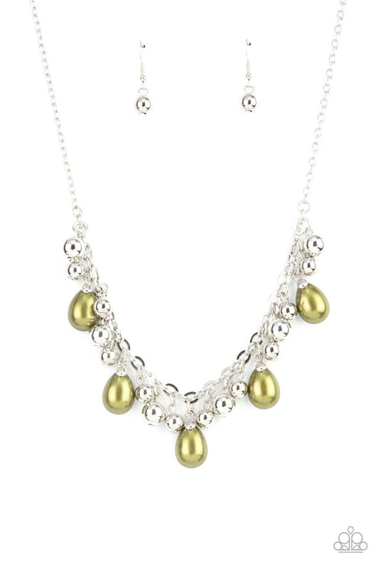 Party Favor - Green - Paparazzi Necklace Image