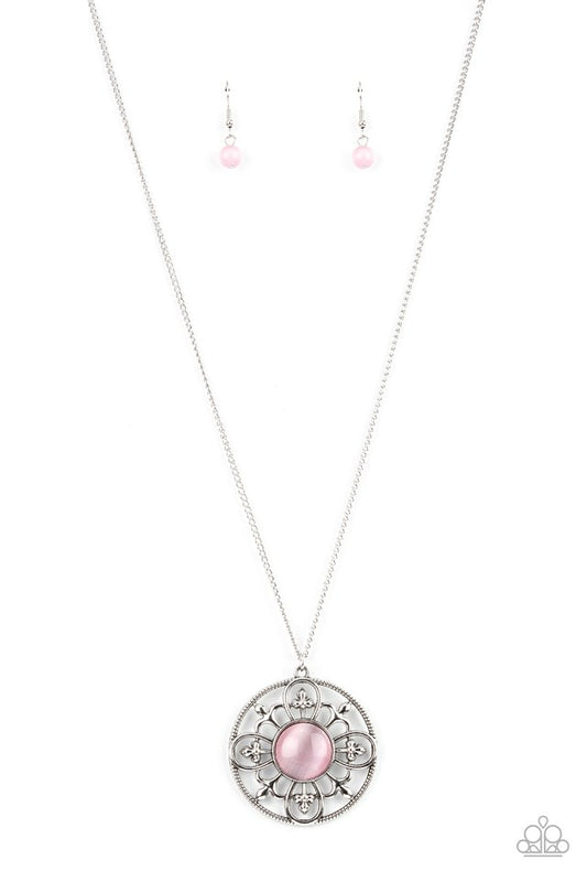 Celestial Compass - Pink - Paparazzi Necklace Image