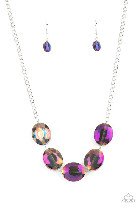 Cosmic Closeup - Purple - Paparazzi Necklace Image