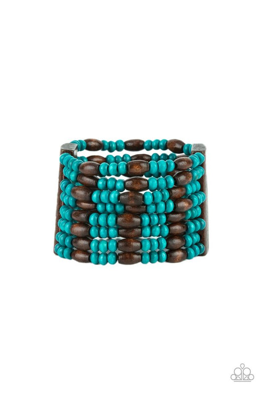 Tropical Nirvana - Blue - Paparazzi Bracelet Image