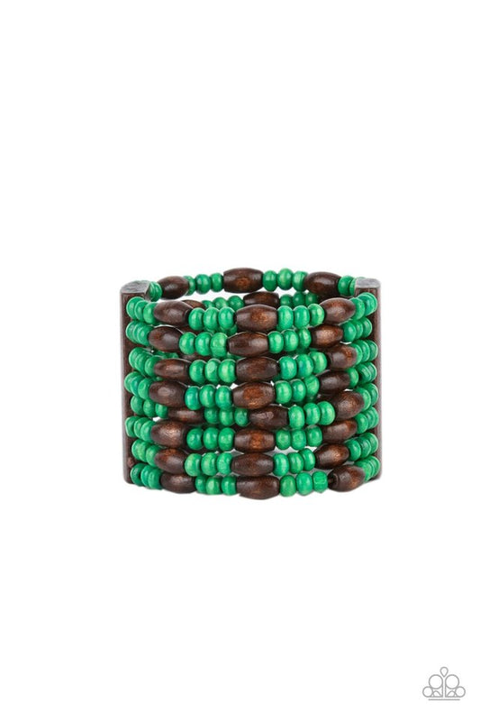 Tropical Nirvana - Green - Paparazzi Bracelet Image